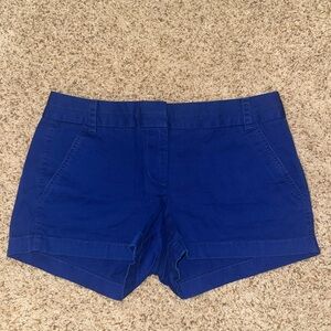 J. Crew Royal Blue Chino Shorts